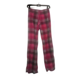 Xhileration Pink Plaid Flannel Pajama Pants Lounge Wear Size XS Sleepwear